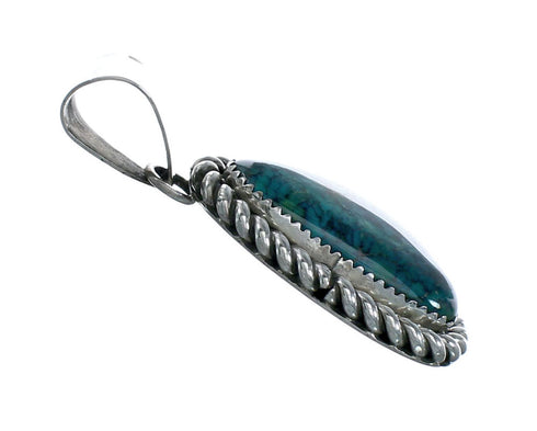 Navajo Native American Turquoise Sterling Silver Pendant SN20061